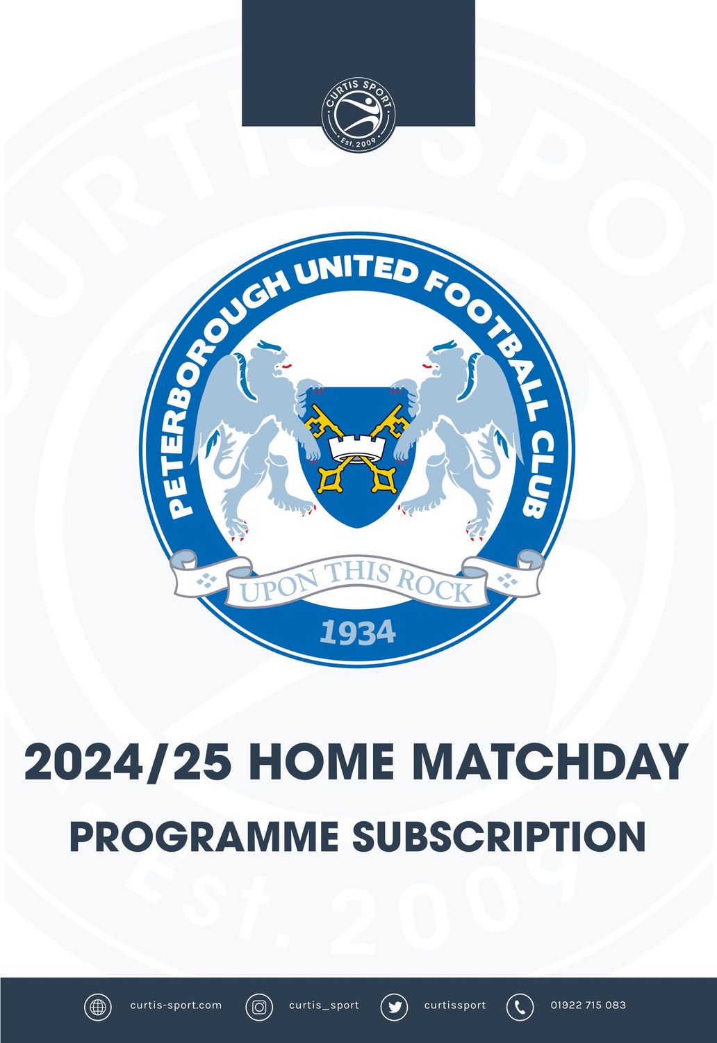 Peterborough United 2024/25 Home Subscription