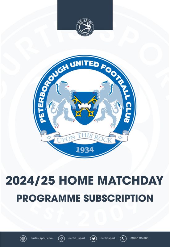 Peterborough United 2024/25 Home Subscription