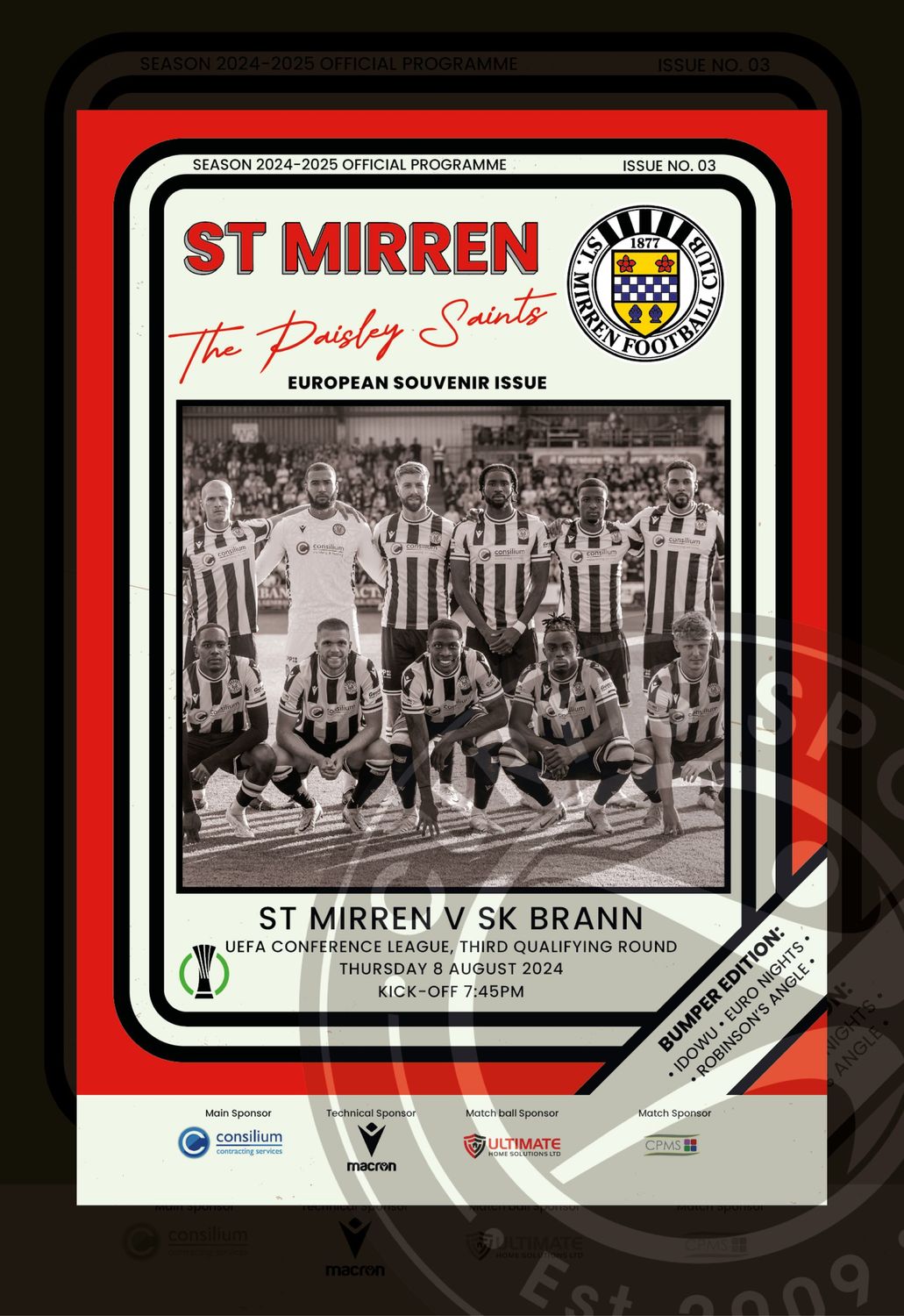 St Mirren v Brann - 08/08/24