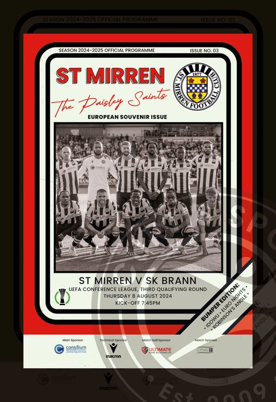 St Mirren v Brann - 08/08/24