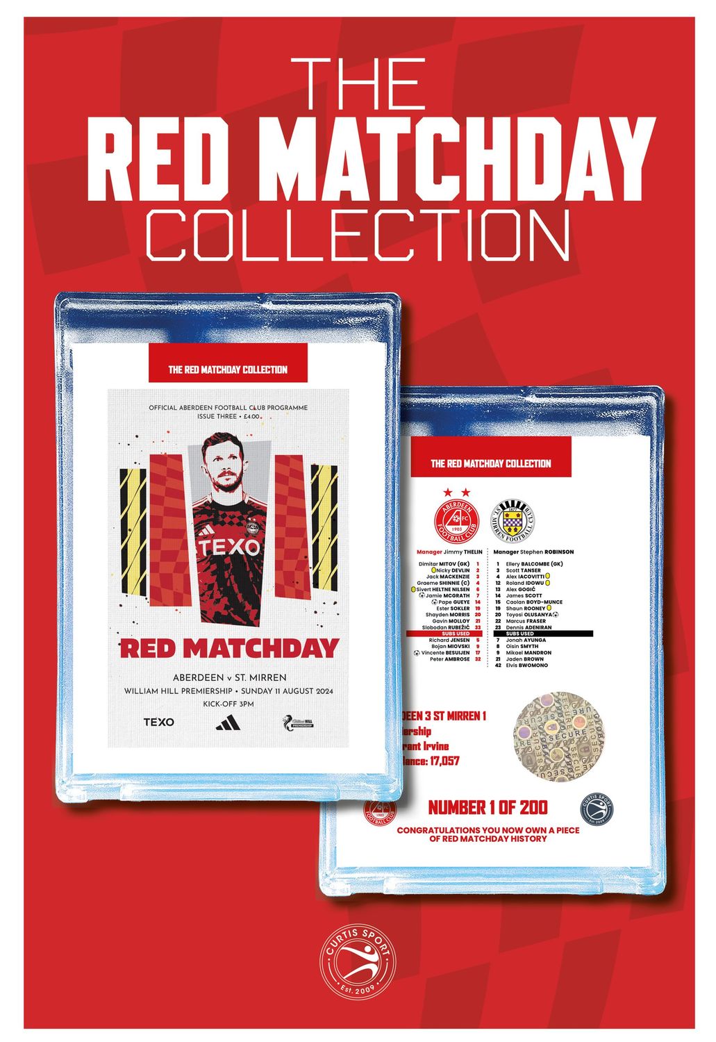THE RED MATCHDAY COLLECTION - #3 v St Mirren