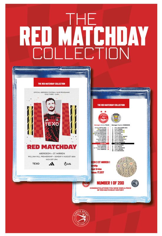 THE RED MATCHDAY COLLECTION - #3 v St Mirren