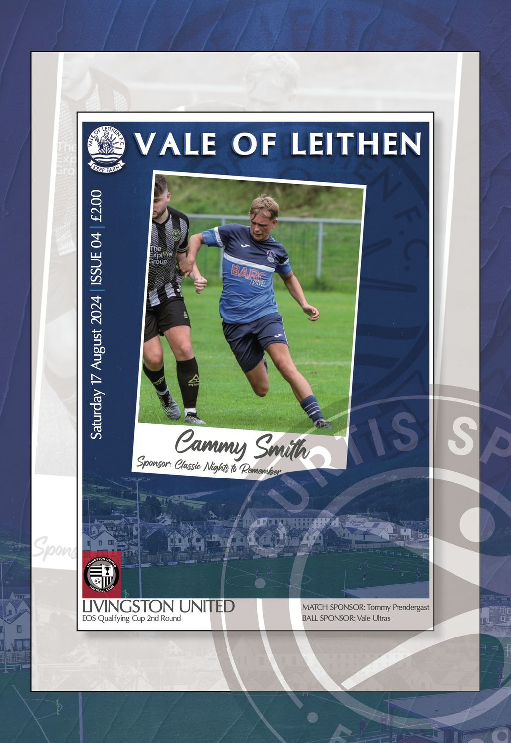 Vale of Leithen v Livingston United - 17/08/24