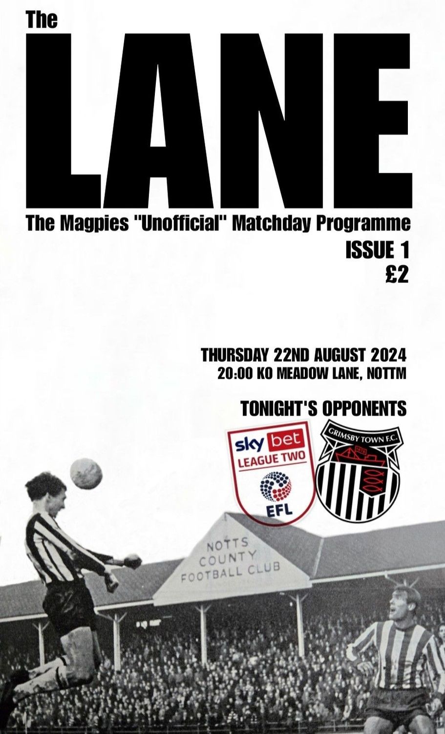 The Lane - Notts County v Grimsby Town
