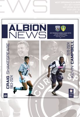 West Bromwich Albion v Leeds United - 17/08/24