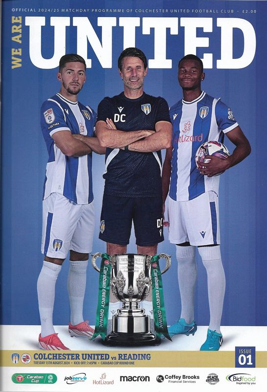 Colchester United v Reading - 13/08/24