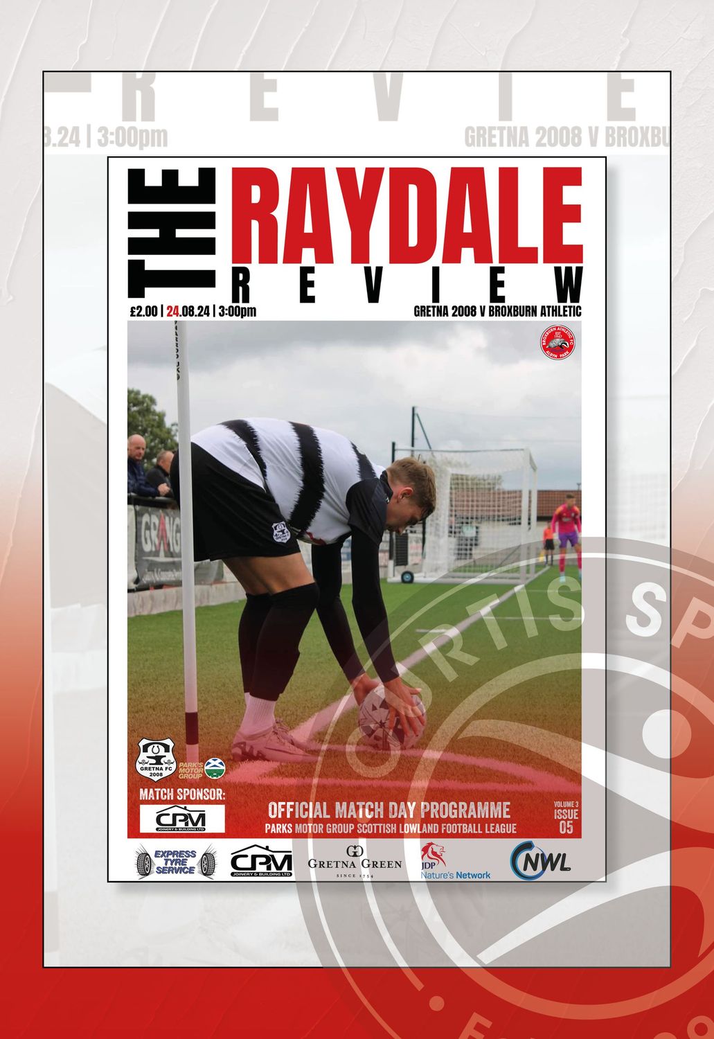 Gretna 2008 v Broxburn Athletic - 24/08/24