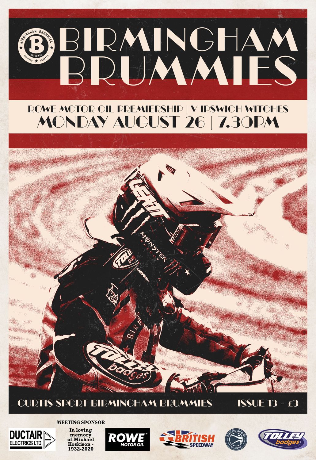 Birmingham Brummies v Ipswich Witches - 26/08/24