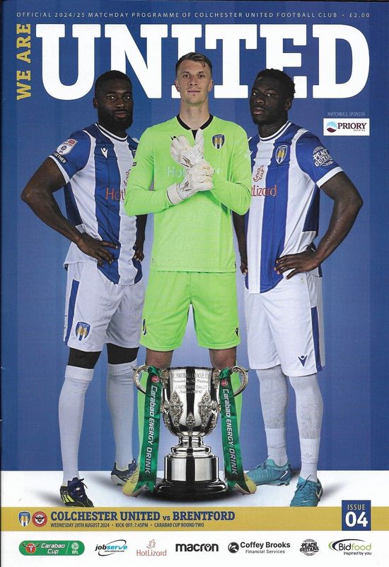Colchester United v Brentford - 28/08/24