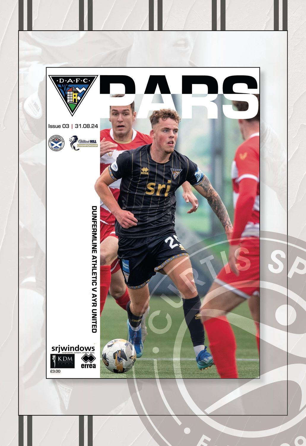Dunfermline Athletic v Ayr United - 31/08/24