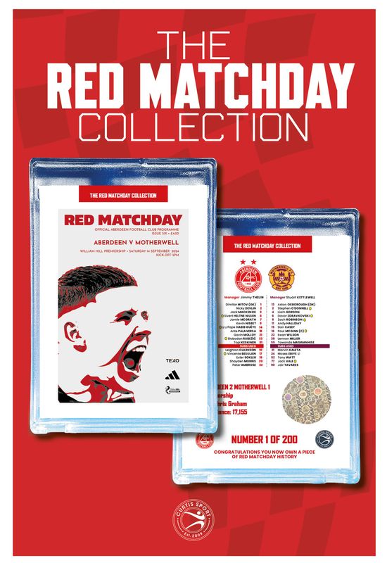 THE RED MATCHDAY COLLECTION - #6 v Motherwell