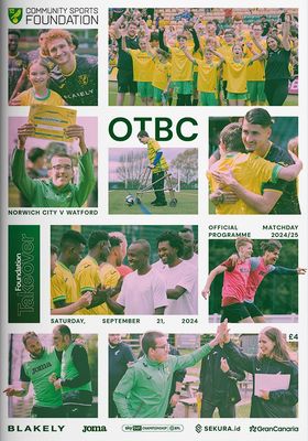 Norwich City v Watford - 21/09/24