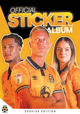 Cambridge United 2024/25 Official Collectors' Sticker Album
