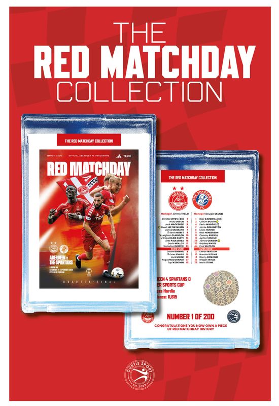 THE RED MATCHDAY COLLECTION - #7 v The Spartans