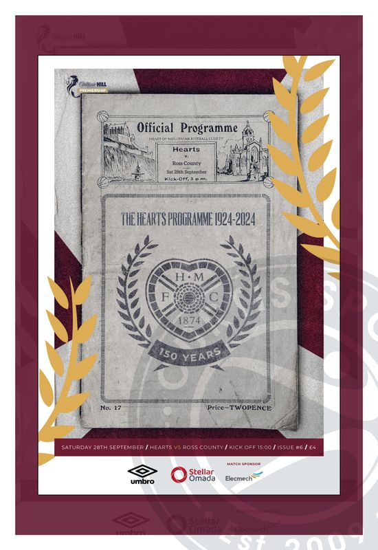 Heart of Midlothian v Ross County - 28/09/24