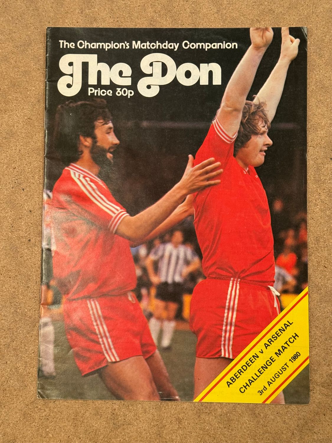 Aberdeen v Arsenal - 3/8/80