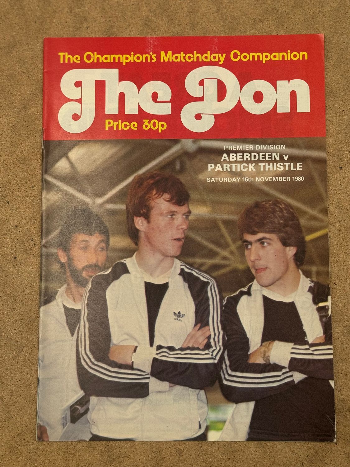 Aberdeen v Partick Thistle - 15/11/80