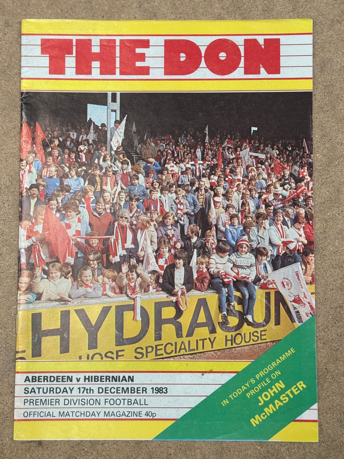 Aberdeen v Hibernian - 17/12/83
