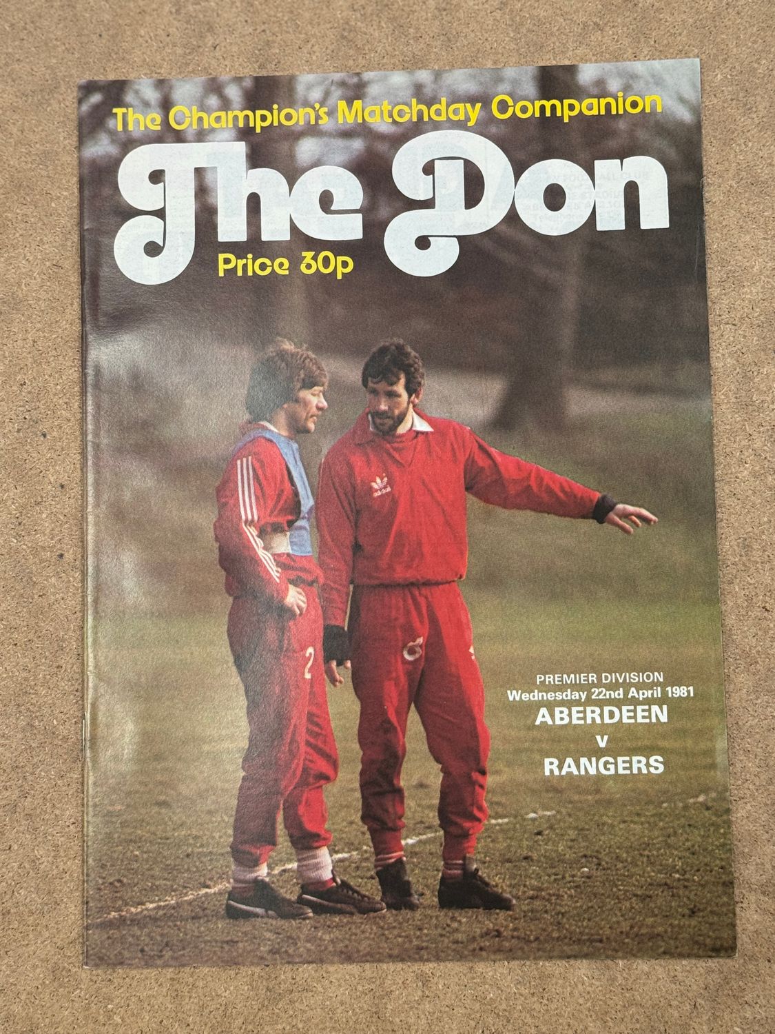 Aberdeen v Rangers - 22/4/81