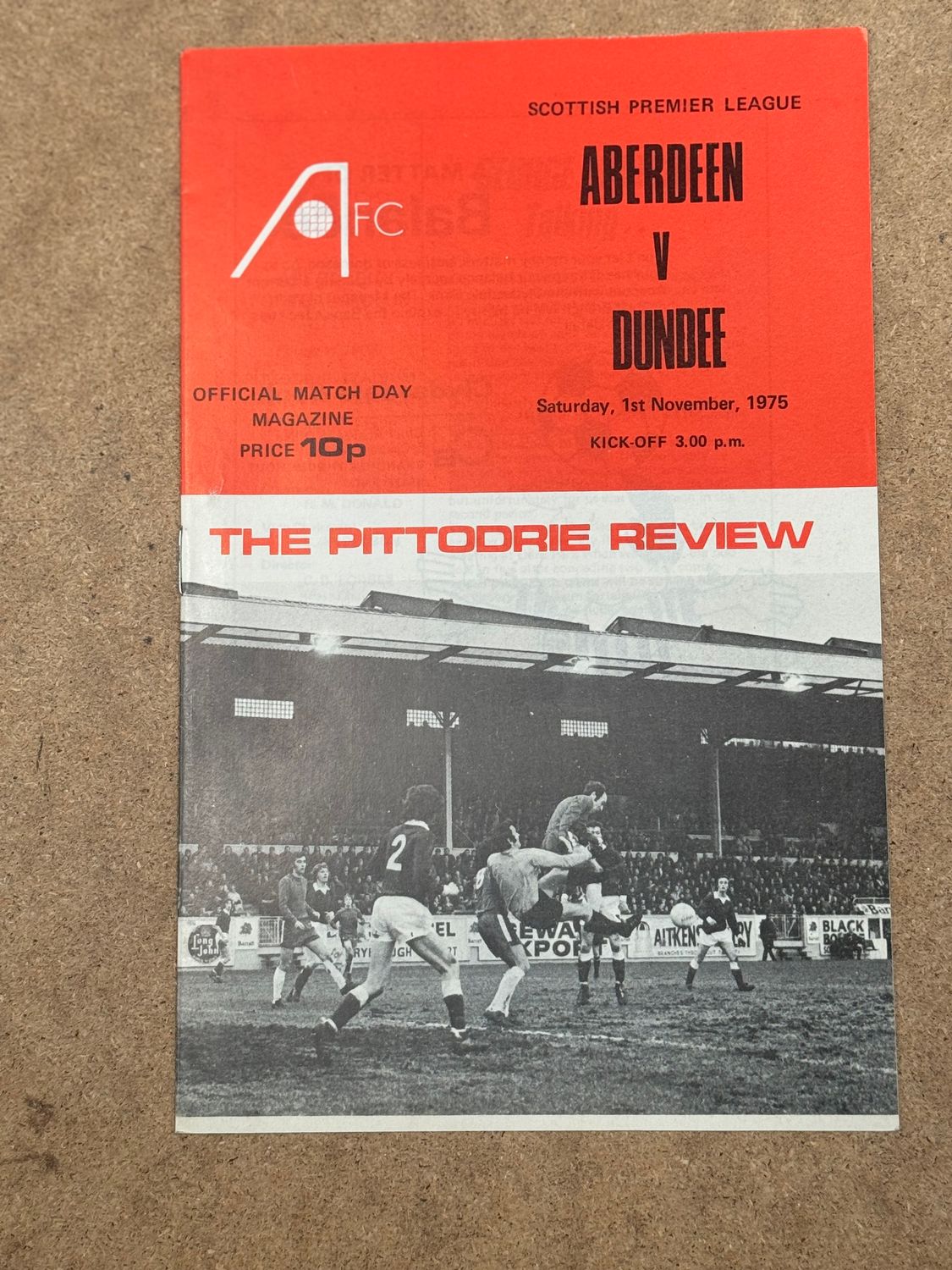 Aberdeen v Dundee - 1/11/75