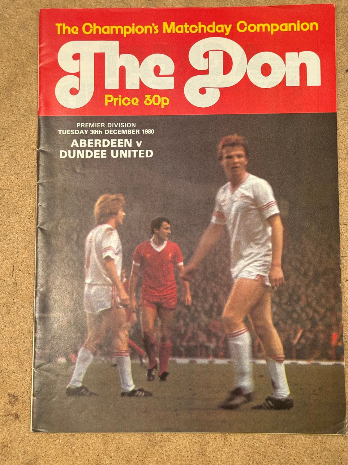 Aberdeen v Dundee United - 30/12/80
