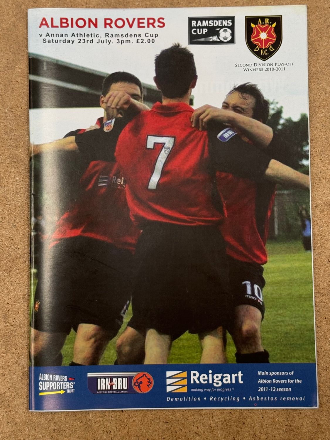 Albion Rovers v Annan Athletic - 23/7/11