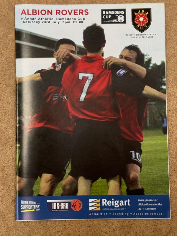 Albion Rovers v Annan Athletic - 23/7/11