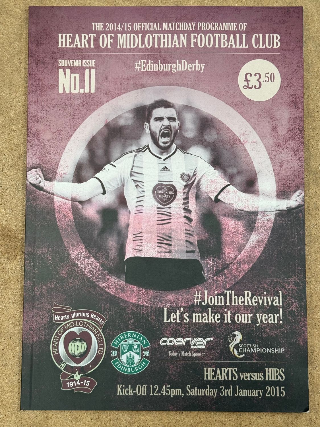 Hearts v Hibernian - 3/1/15