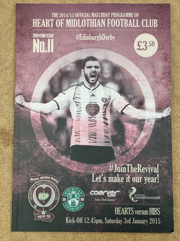 Hearts v Hibernian - 3/1/15