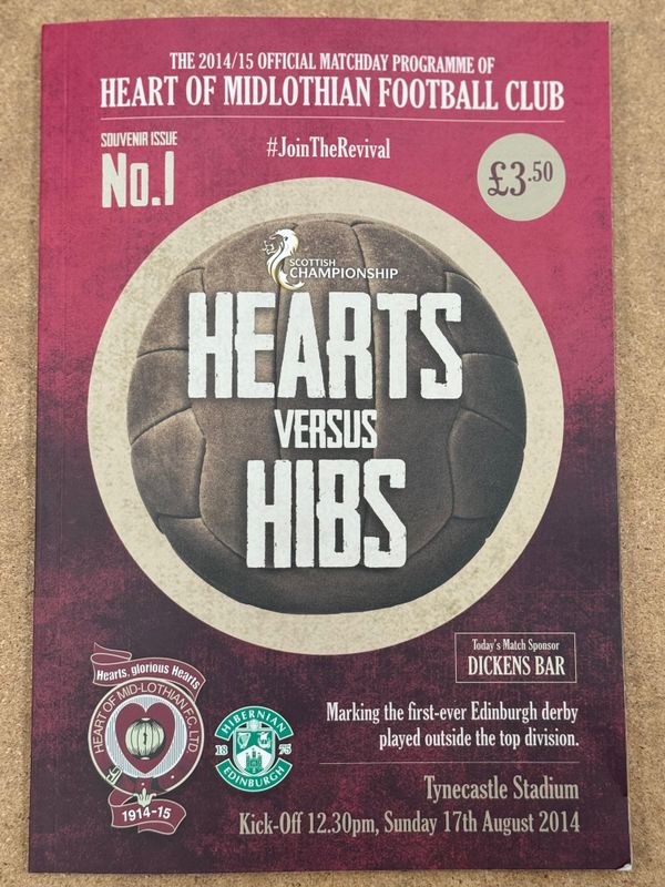 Hearts v Hibernian - 17/8/14