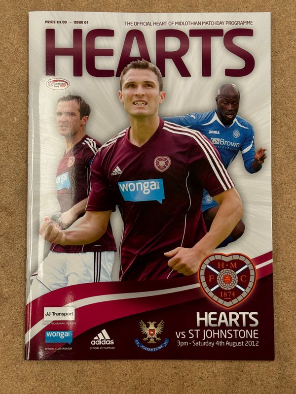 Hearts v St Johnstone - 4/8/12