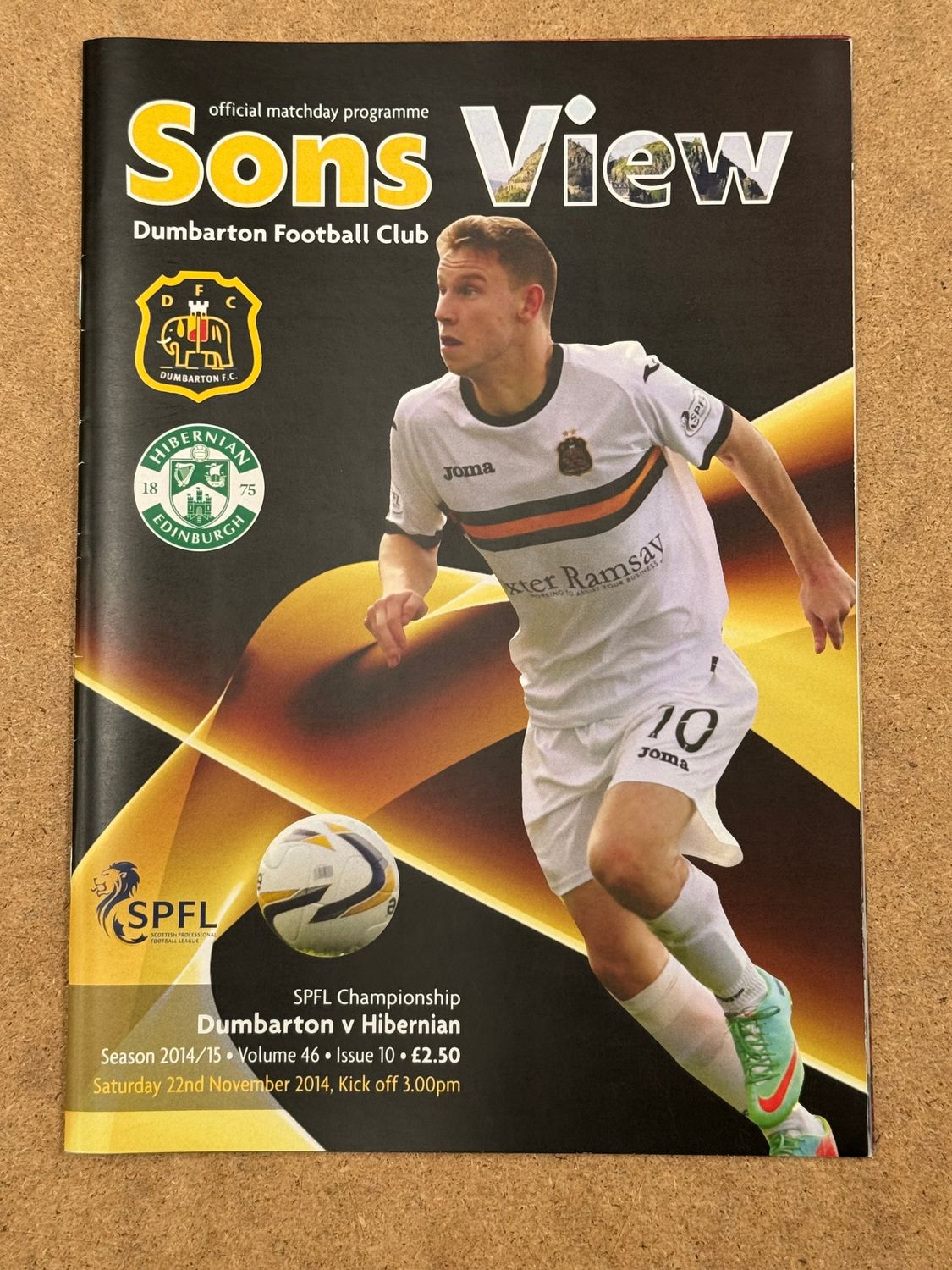 Dumbarton v Hibernian - 22/11/14