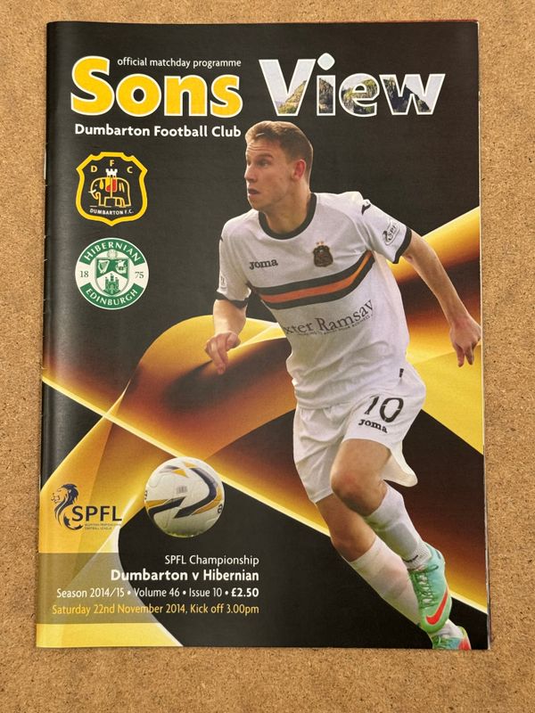 Dumbarton v Hibernian - 22/11/14