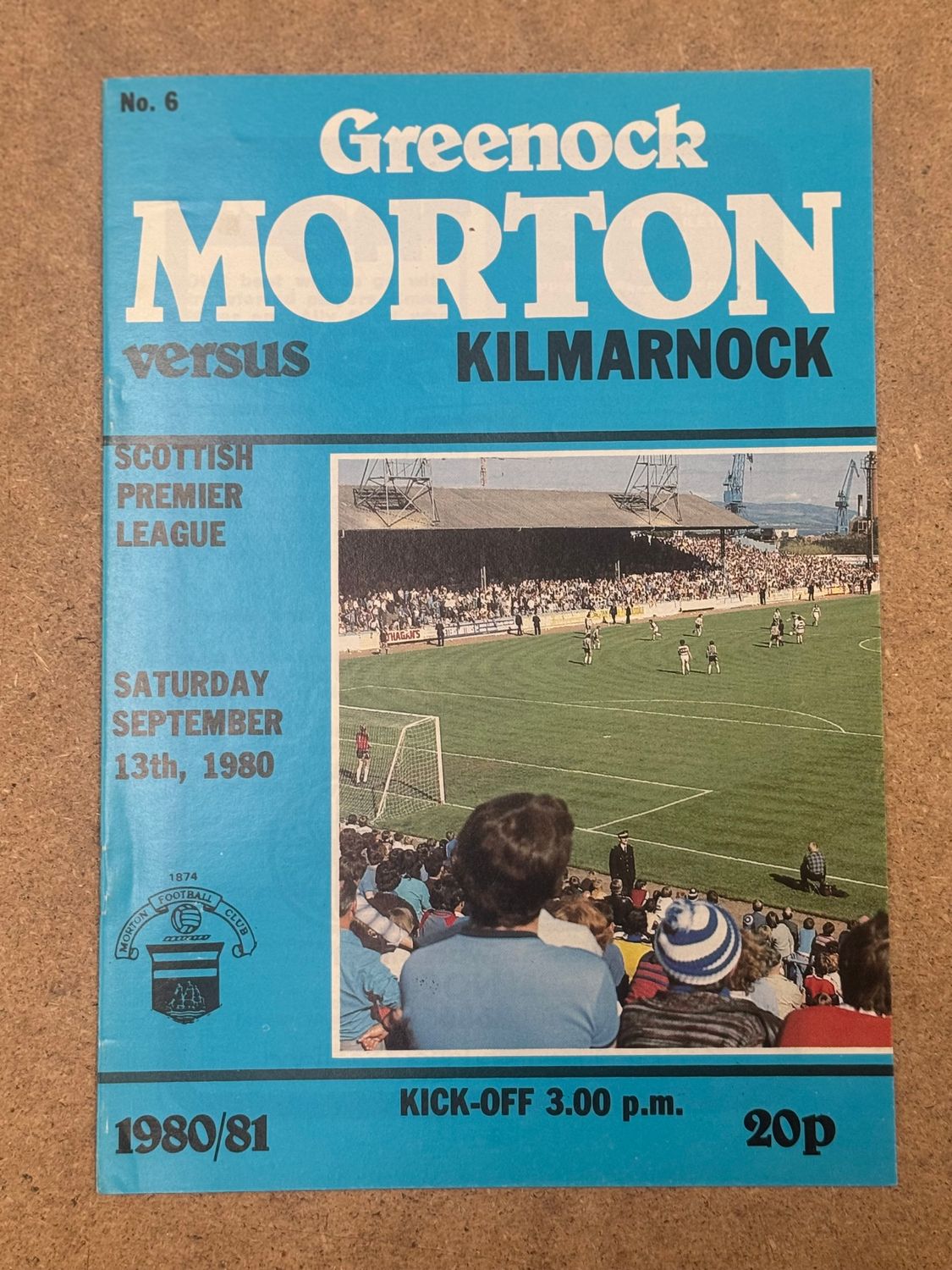 Morton v Kilmarnock - 13/9/80