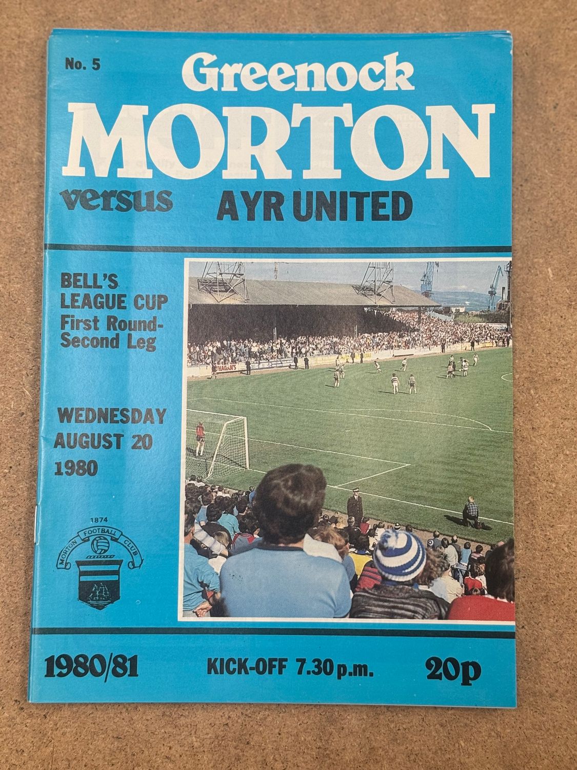 Morton v Ayr United - 20/8/80