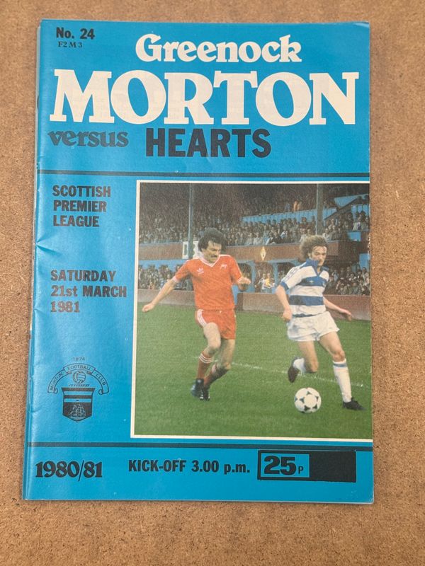 Morton v Hearts - 21/3/81