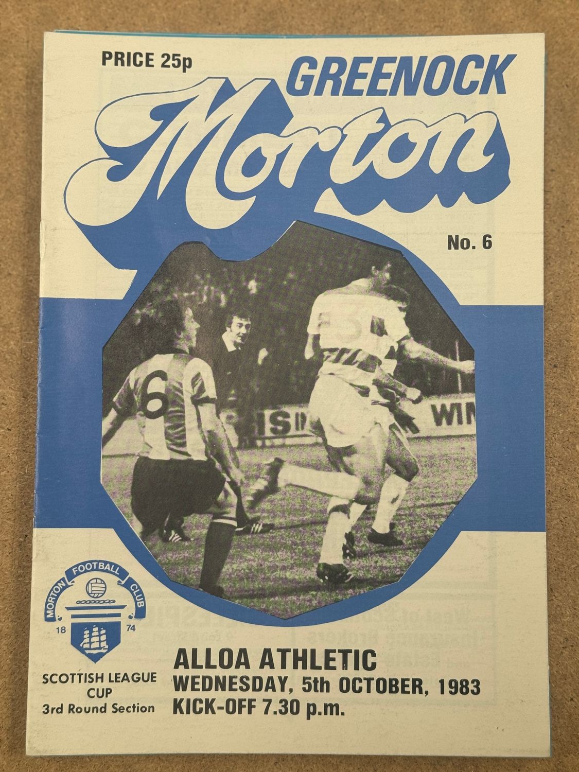 Morton v Alloa Athletic - 5/10/83
