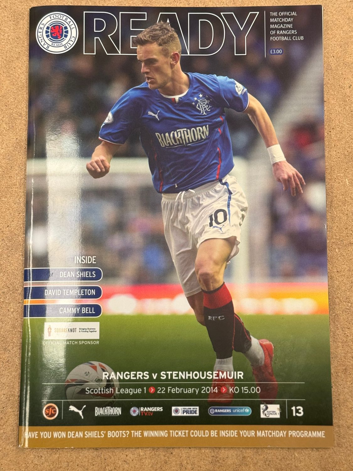 Rangers v Stenhousemuir - 22/2/14
