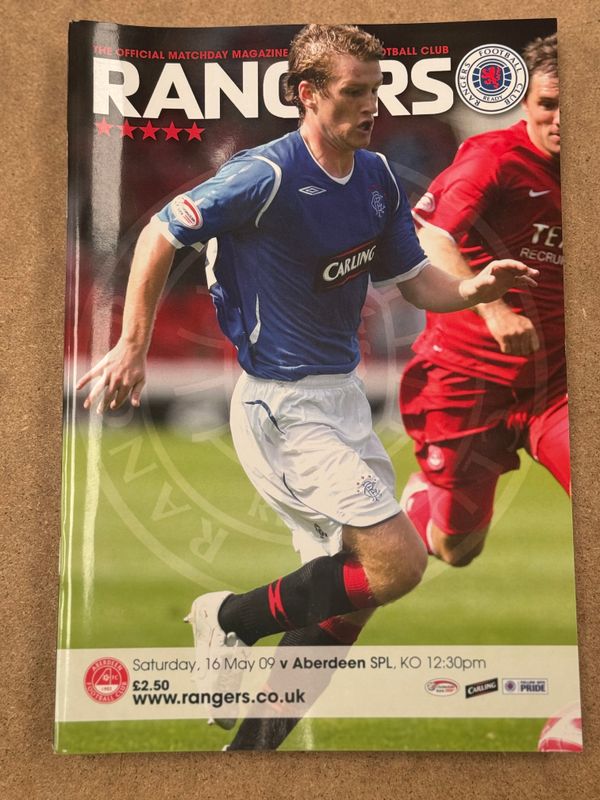 Rangers v Aberdeen - 16/5/09