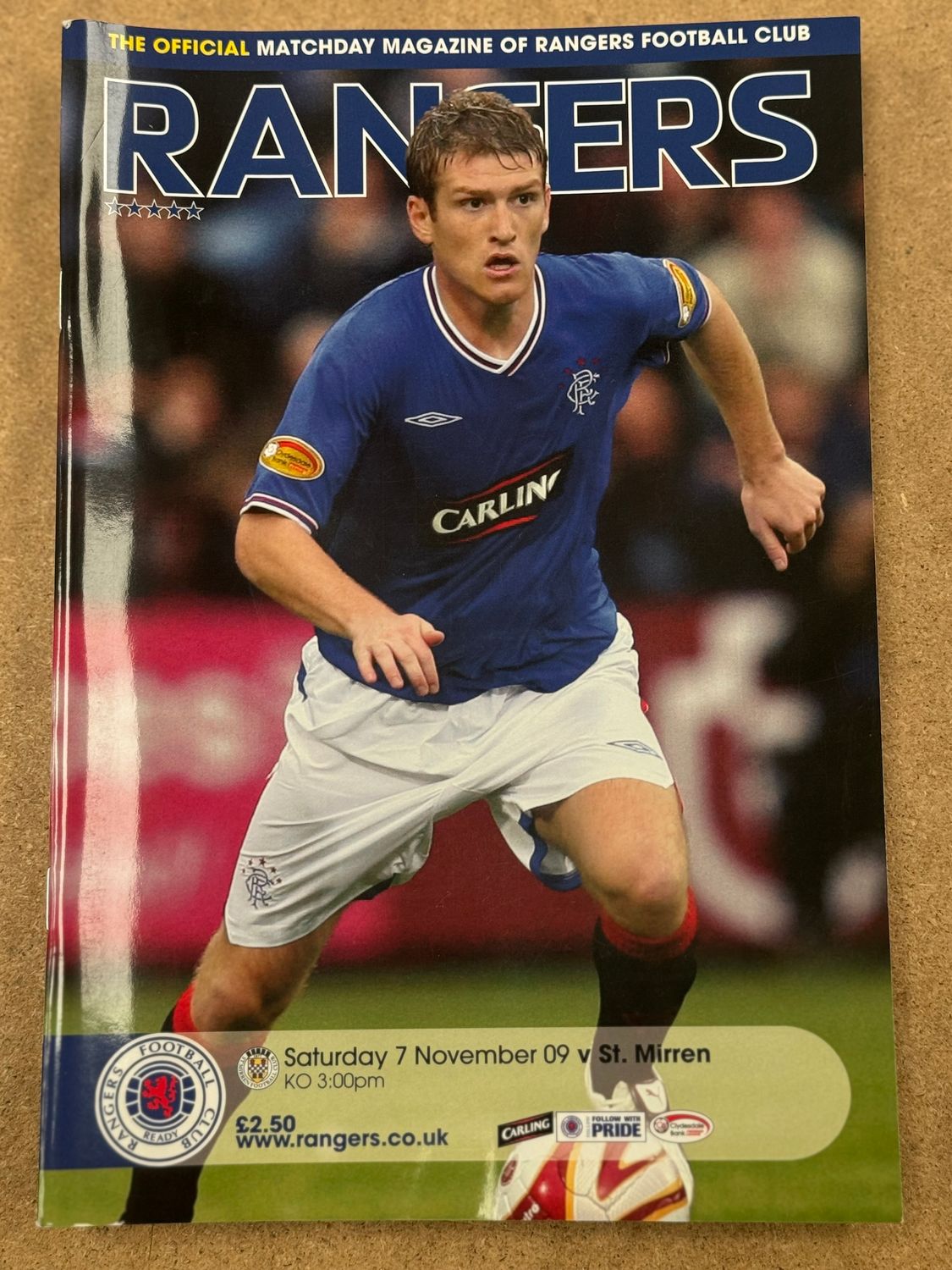 Rangers v St Mirren - 7/11/09