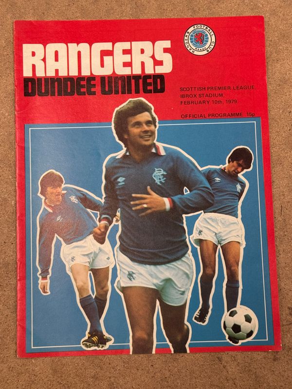 Rangers v Dundee United - 10/2/79