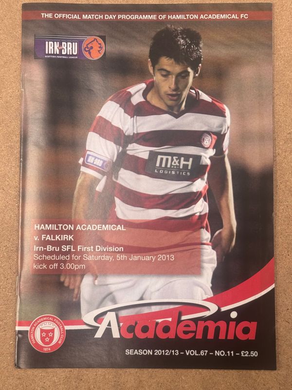 Hamilton v Falkirk - 27/1/13
