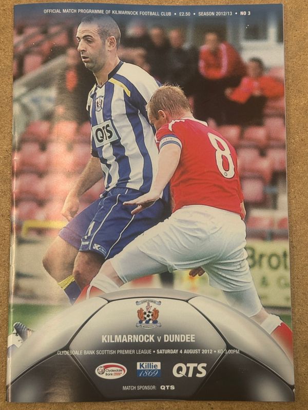 Kilmarnock v Dundee - 4/8/12