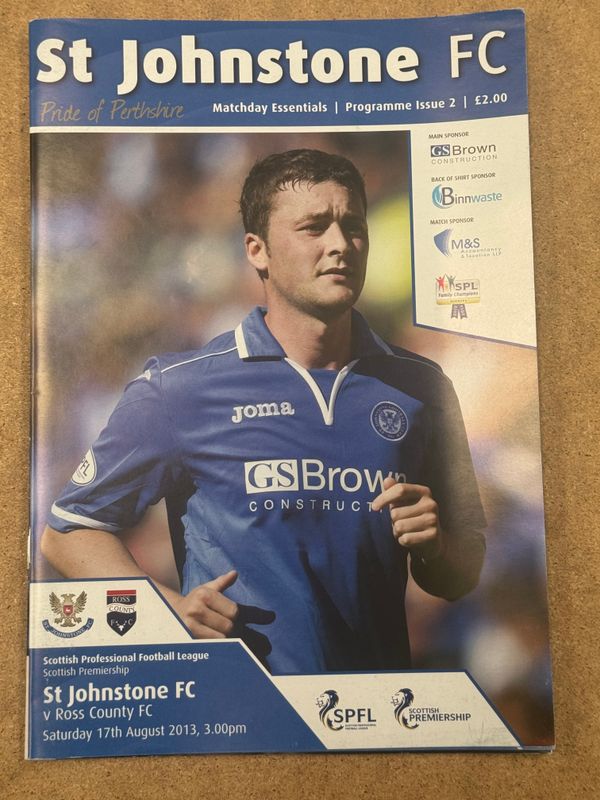 St Johnstone v Ross County  - 17/8/13