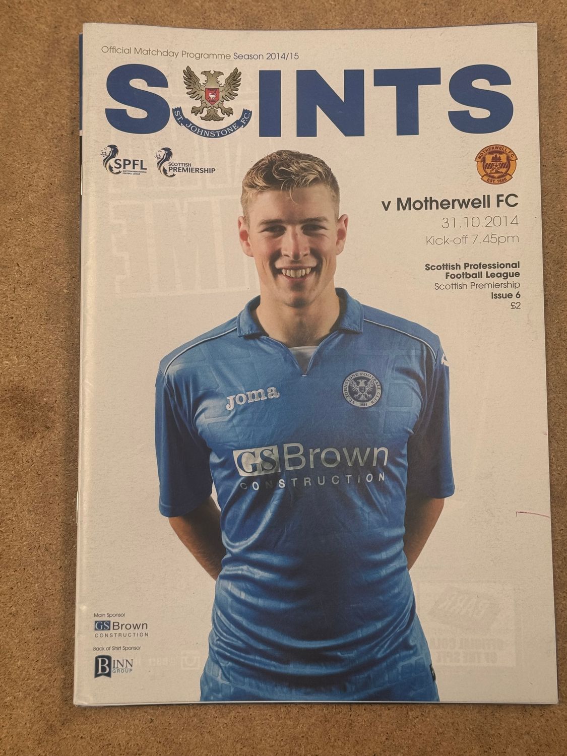 St Johnstone v Motherwell  - 31/10/14