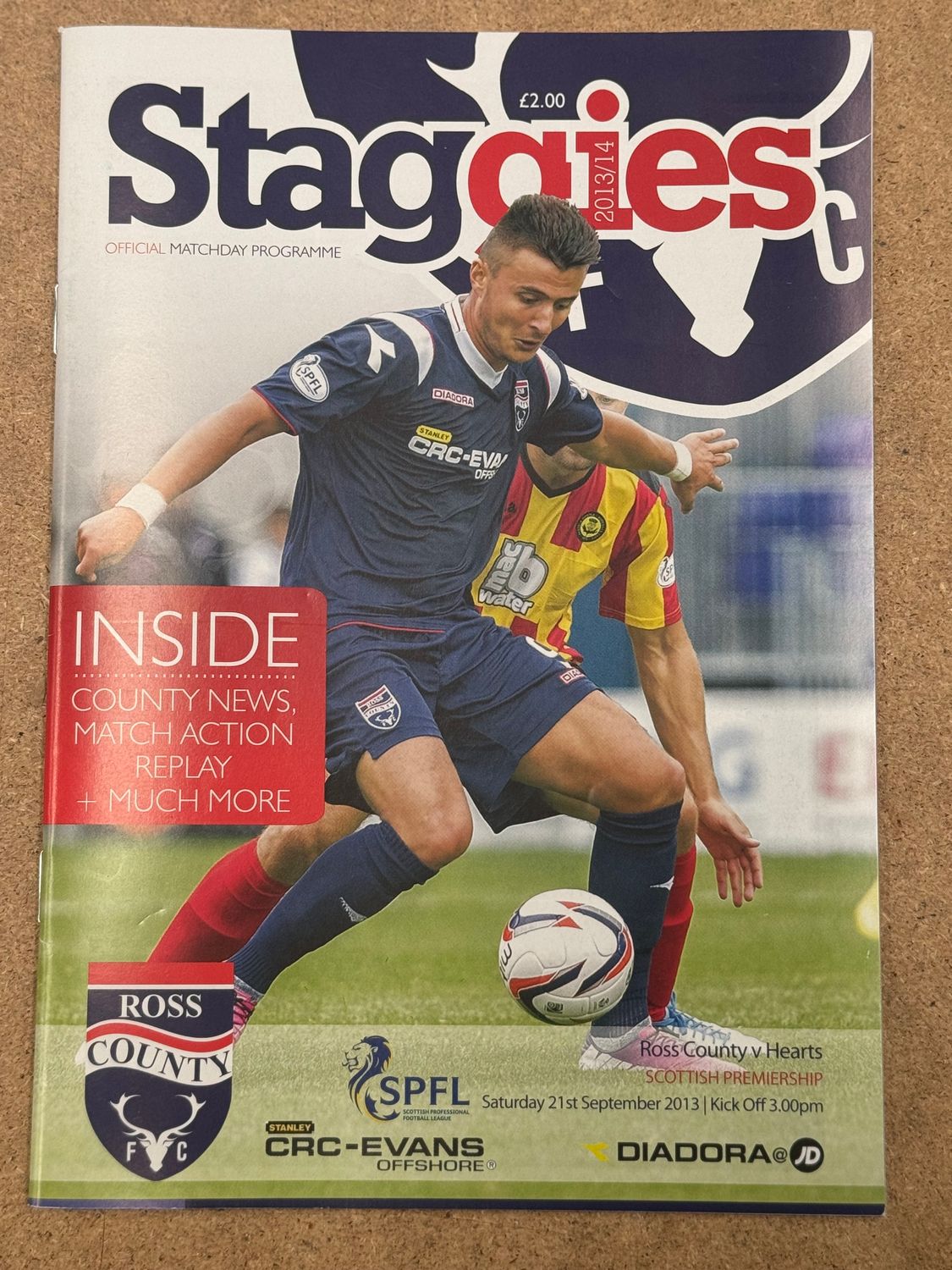 Ross County v Hearts  - 21/9/13