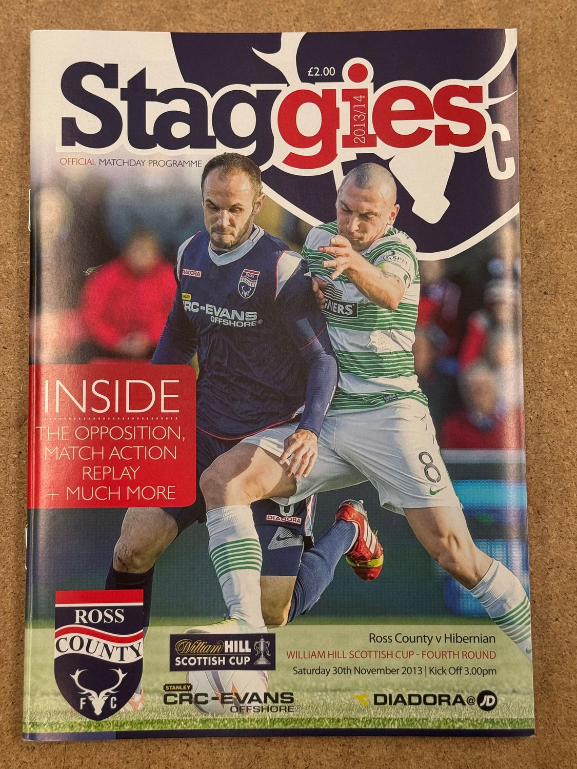 Ross County v Hibernian  - 30/11/13