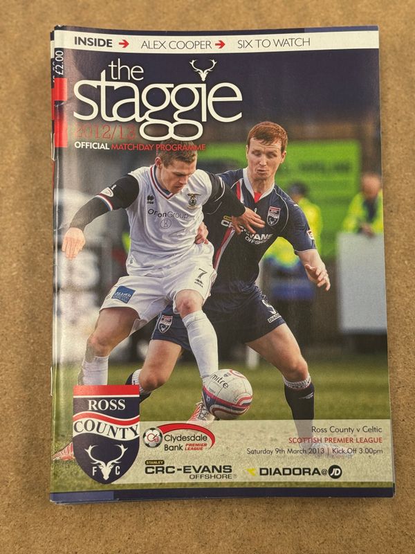 Ross County v  Celtic - 9/3/13
