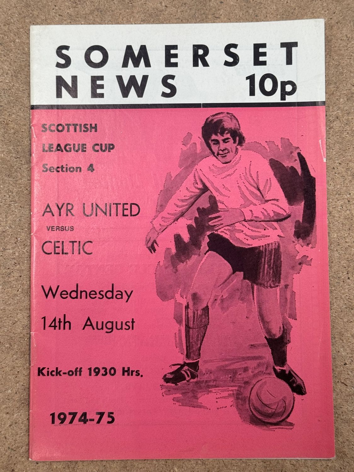 Ayr United v Celtic - 14/8/74