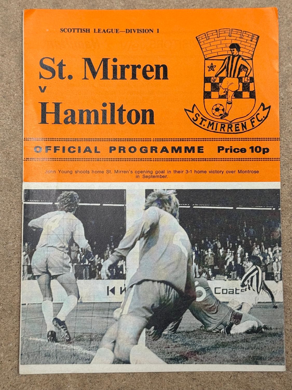 St Mirren v Hamilton Academical - 27/12/75